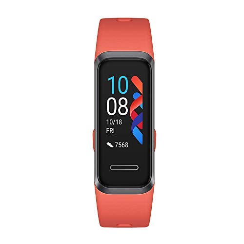 HUAWEI Band 4 Fitness Tracker, Schermo TFT a Colori da 0.96 ', Monitoraggio Continuo 24/7 con TruSeen TM 3.5, Monitoraggio Scientifico del Sonno, Resistente...