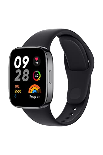 Xiaomi Redmi Watch 3, Display AMOLED HD 1.75', Telefonate Bluetooth, Monitoraggio della SpO2 e Frequenza Cardiaca, Resistenza all'Acqua 5ATM, Autonomia di 12 giorni,...