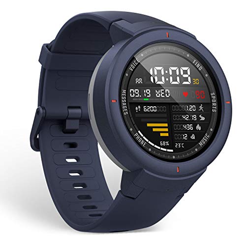 Xiaomi Amazfit Verge Orologio Sportivo, Touch Screen, 360 x 360 Pixel, Bluetooth, Blu