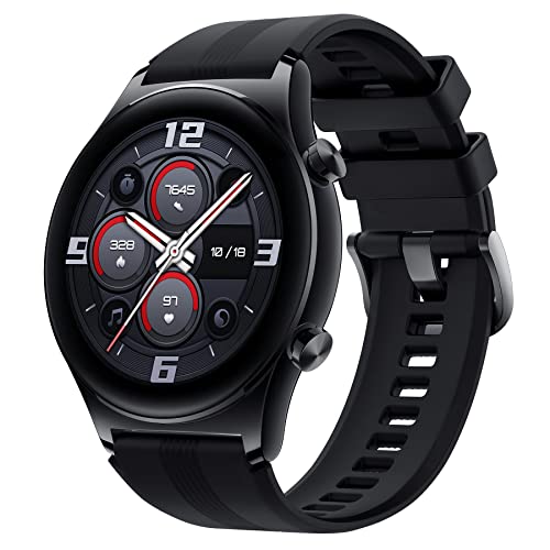 HONOR Watch GS 3 Orologio Intelligente, schermo a colori AMOLED da 1,43 pollici, Chiamata Bluetooth, monitoraggio SpO2 della frequenza cardiaca AI, GPS, 100...