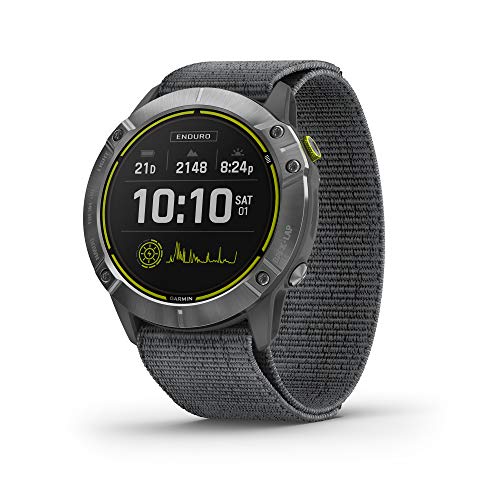 GARMIN ENDURO GREY/SILVER ULTRAFIT NYLON ARMBAND RELOJ