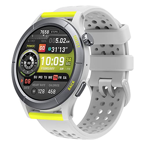 Amazfit Cheetah Runner Smartwatch con GPS Dual-band, Navigazione del Percorso e Mappe Offline, Allenatore di Corsa, Cardiofrequenzimetro, Alexa Integrato, 14 Giorni...